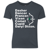 T-Shirts Vintage Navy / YXS Santas Helper Youth Triblend T-Shirt