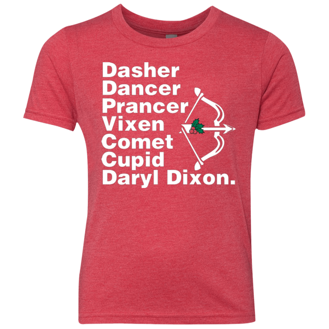 T-Shirts Vintage Red / YXS Santas Helper Youth Triblend T-Shirt