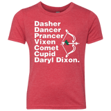 T-Shirts Vintage Red / YXS Santas Helper Youth Triblend T-Shirt