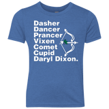 T-Shirts Vintage Royal / YXS Santas Helper Youth Triblend T-Shirt