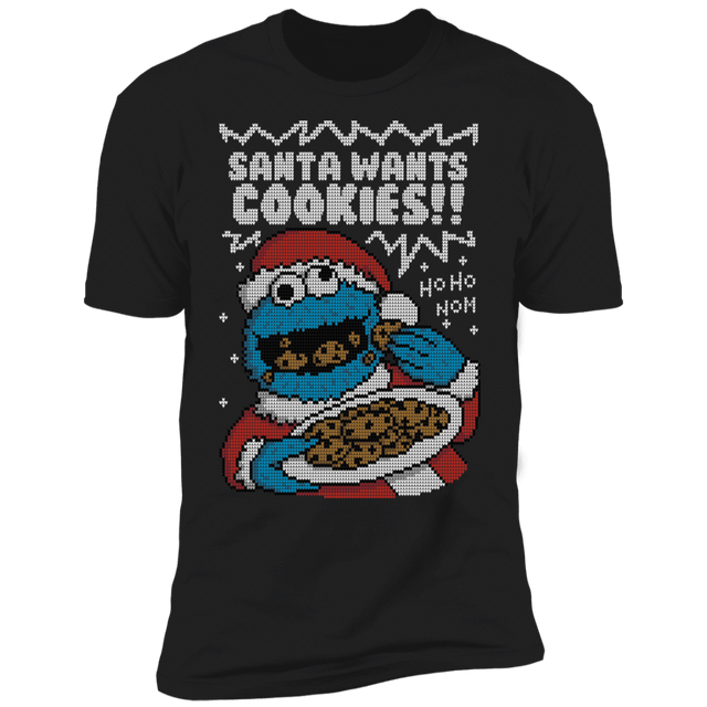 T-Shirts Black / X-Small santascookies Men's Premium T-Shirt