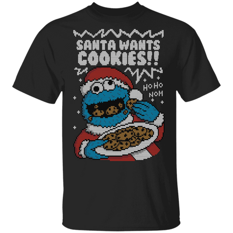 T-Shirts Black / S santascookies T-Shirt