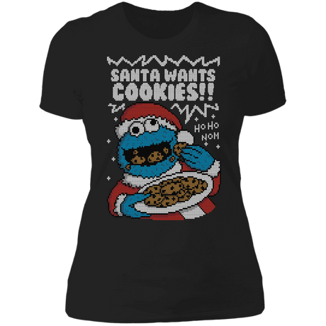 T-Shirts Black / X-Small santascookies Women's Premium T-Shirt