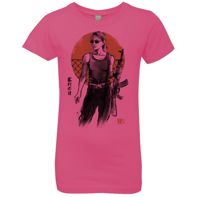 T-Shirts Hot Pink / YXS Sarah Girls Premium T-Shirt