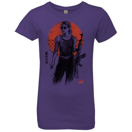 T-Shirts Purple Rush / YXS Sarah Girls Premium T-Shirt