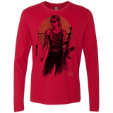 T-Shirts Red / Small Sarah Men's Premium Long Sleeve