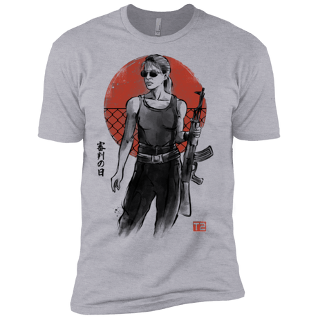 T-Shirts Heather Grey / X-Small Sarah Men's Premium T-Shirt