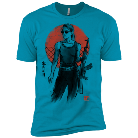 T-Shirts Turquoise / X-Small Sarah Men's Premium T-Shirt