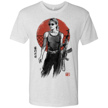 T-Shirts Heather White / Small Sarah Men's Triblend T-Shirt