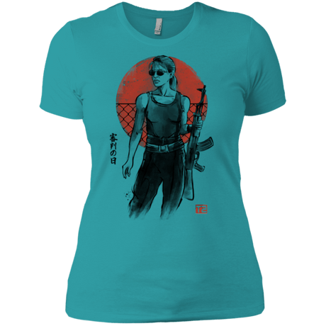 T-Shirts Tahiti Blue / X-Small Sarah Women's Premium T-Shirt