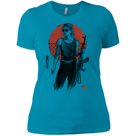 T-Shirts Turquoise / X-Small Sarah Women's Premium T-Shirt