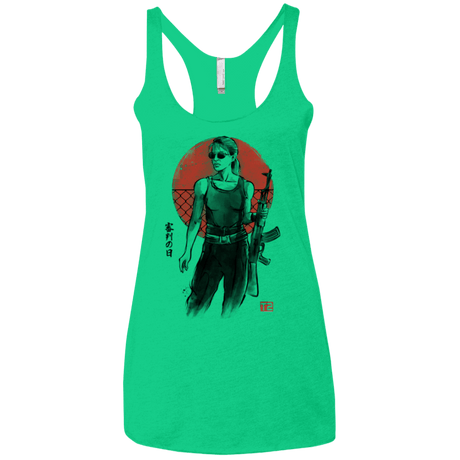 T-Shirts Envy / X-Small Sarah Women's Triblend Racerback Tank