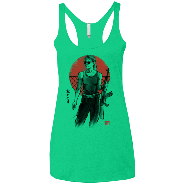 T-Shirts Envy / X-Small Sarah Women's Triblend Racerback Tank