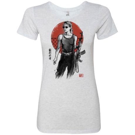 T-Shirts Heather White / Small Sarah Women's Triblend T-Shirt