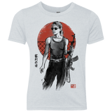 T-Shirts Heather White / YXS Sarah Youth Triblend T-Shirt