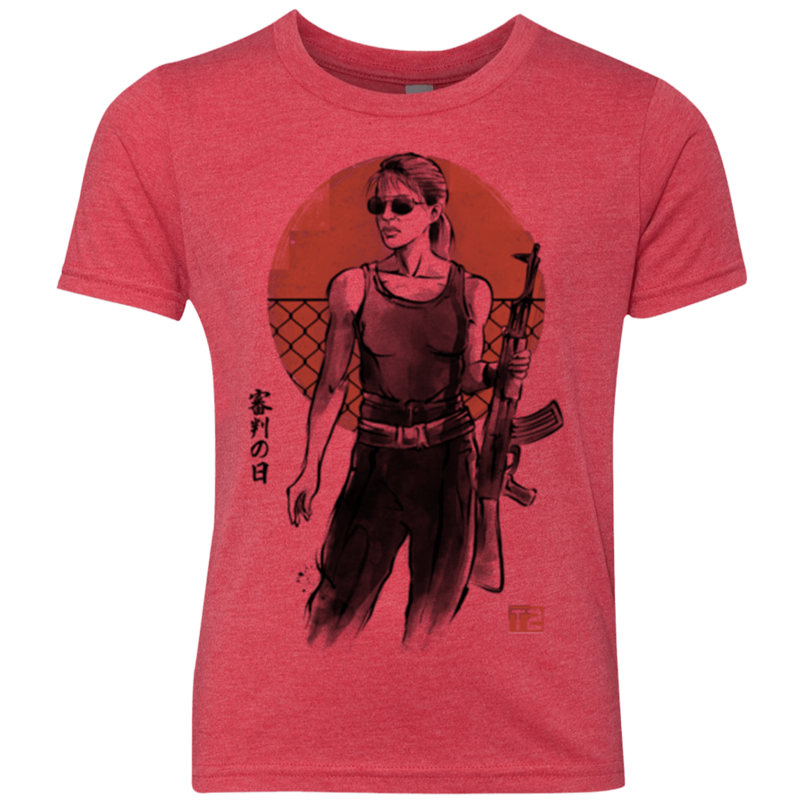 T-Shirts Vintage Red / YXS Sarah Youth Triblend T-Shirt