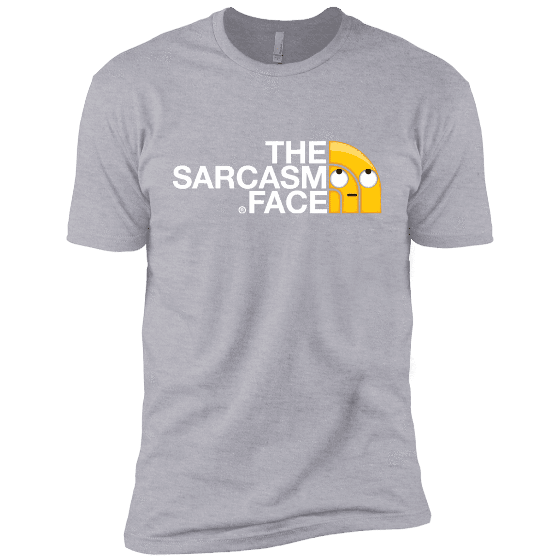 T-Shirts Heather Grey / YXS Sarcasm Face Boys Premium T-Shirt