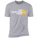 T-Shirts Heather Grey / YXS Sarcasm Face Boys Premium T-Shirt