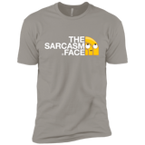 T-Shirts Light Grey / YXS Sarcasm Face Boys Premium T-Shirt