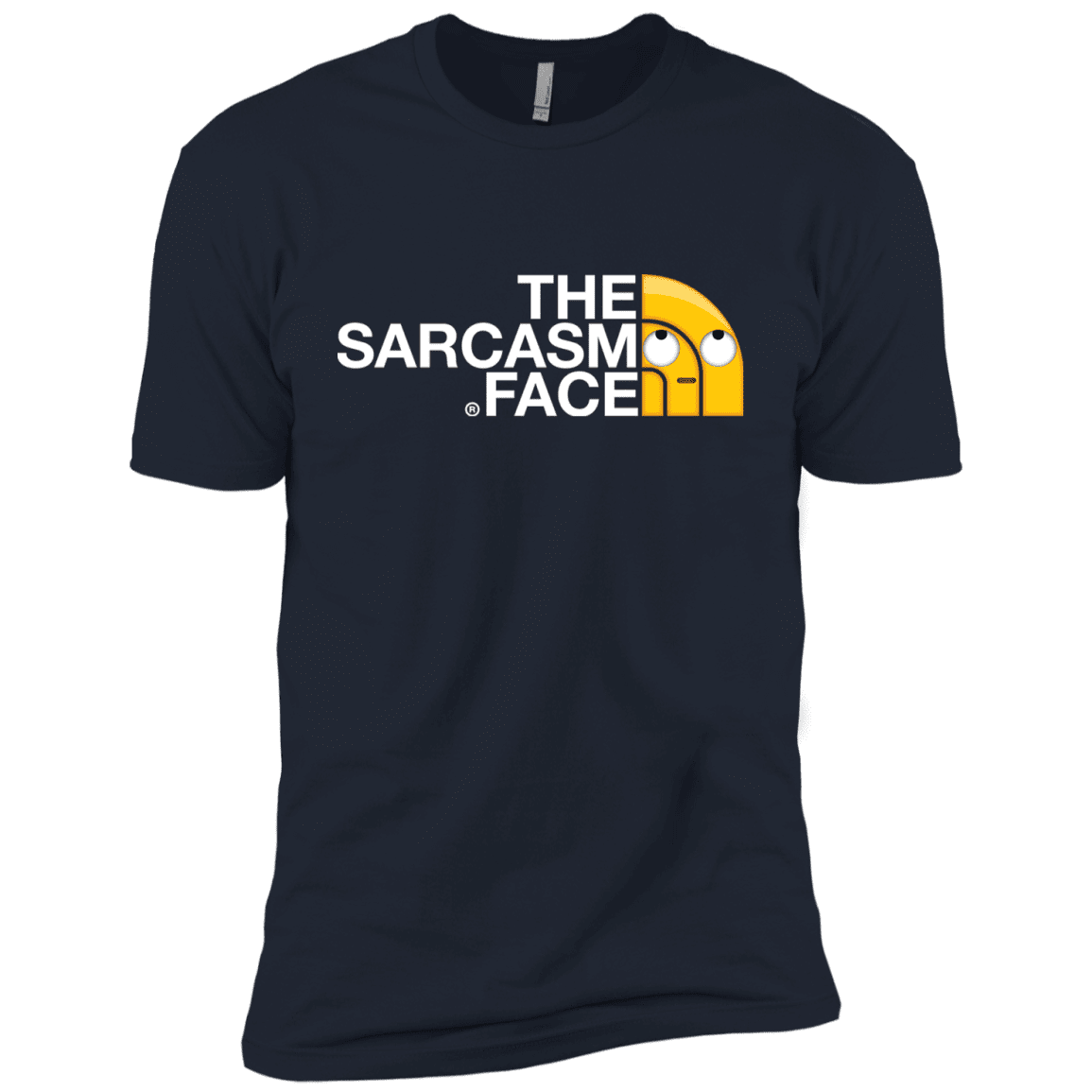 T-Shirts Midnight Navy / YXS Sarcasm Face Boys Premium T-Shirt