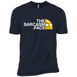 T-Shirts Midnight Navy / YXS Sarcasm Face Boys Premium T-Shirt