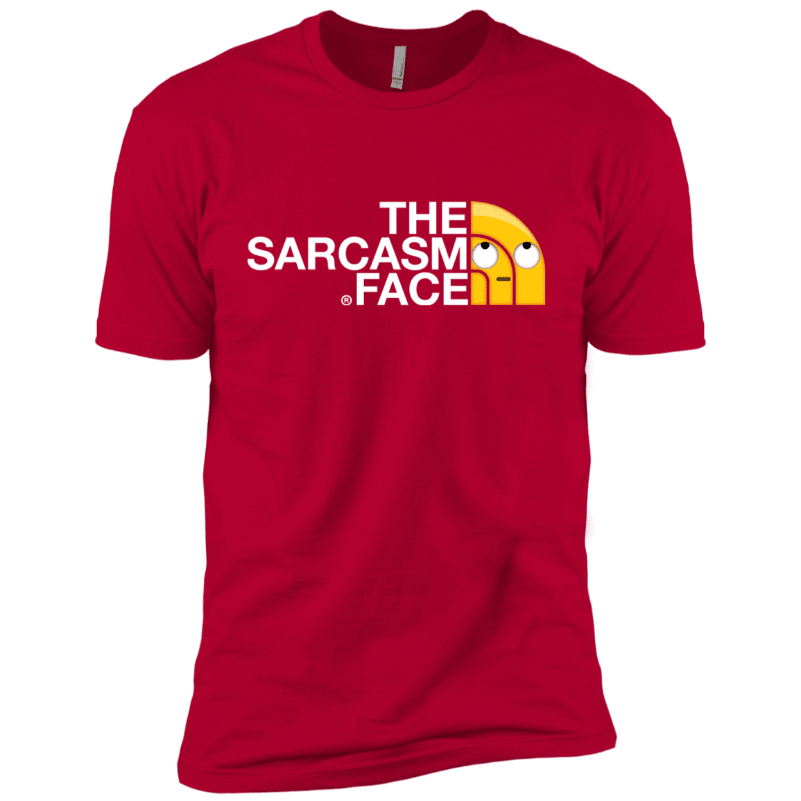 T-Shirts Red / YXS Sarcasm Face Boys Premium T-Shirt