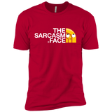 T-Shirts Red / YXS Sarcasm Face Boys Premium T-Shirt