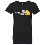 T-Shirts Black / YXS Sarcasm Face Girls Premium T-Shirt