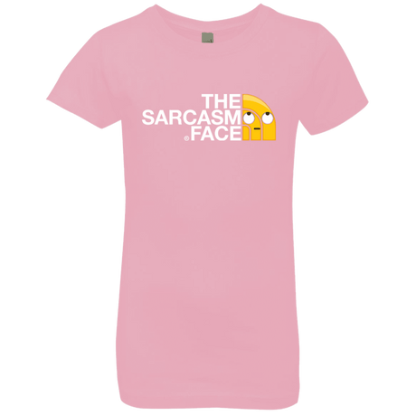 T-Shirts Light Pink / YXS Sarcasm Face Girls Premium T-Shirt