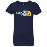 T-Shirts Midnight Navy / YXS Sarcasm Face Girls Premium T-Shirt