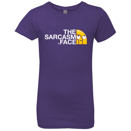 T-Shirts Purple Rush / YXS Sarcasm Face Girls Premium T-Shirt