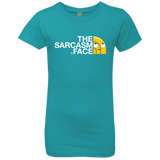 T-Shirts Tahiti Blue / YXS Sarcasm Face Girls Premium T-Shirt