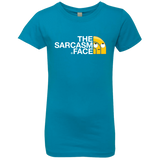 T-Shirts Turquoise / YXS Sarcasm Face Girls Premium T-Shirt