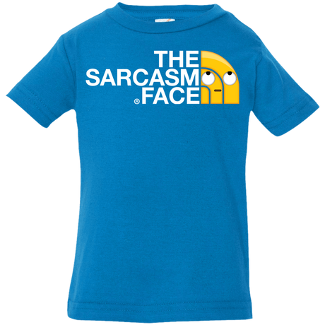 T-Shirts Cobalt / 6 Months Sarcasm Face Infant Premium T-Shirt