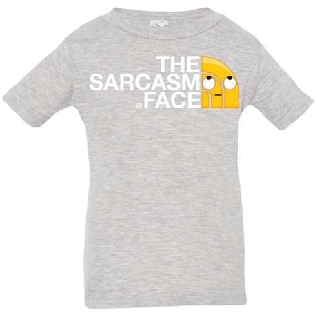 T-Shirts Heather Grey / 6 Months Sarcasm Face Infant Premium T-Shirt