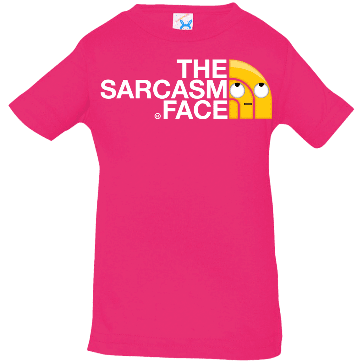 T-Shirts Hot Pink / 6 Months Sarcasm Face Infant Premium T-Shirt