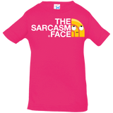 T-Shirts Hot Pink / 6 Months Sarcasm Face Infant Premium T-Shirt