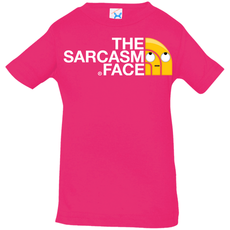 T-Shirts Hot Pink / 6 Months Sarcasm Face Infant Premium T-Shirt