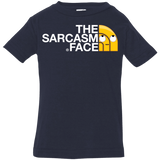 T-Shirts Navy / 6 Months Sarcasm Face Infant Premium T-Shirt