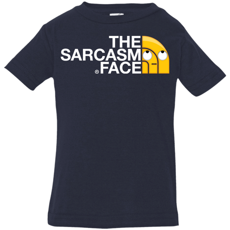 T-Shirts Navy / 6 Months Sarcasm Face Infant Premium T-Shirt