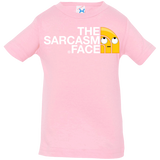 T-Shirts Pink / 6 Months Sarcasm Face Infant Premium T-Shirt