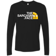 T-Shirts Black / S Sarcasm Face Men's Premium Long Sleeve