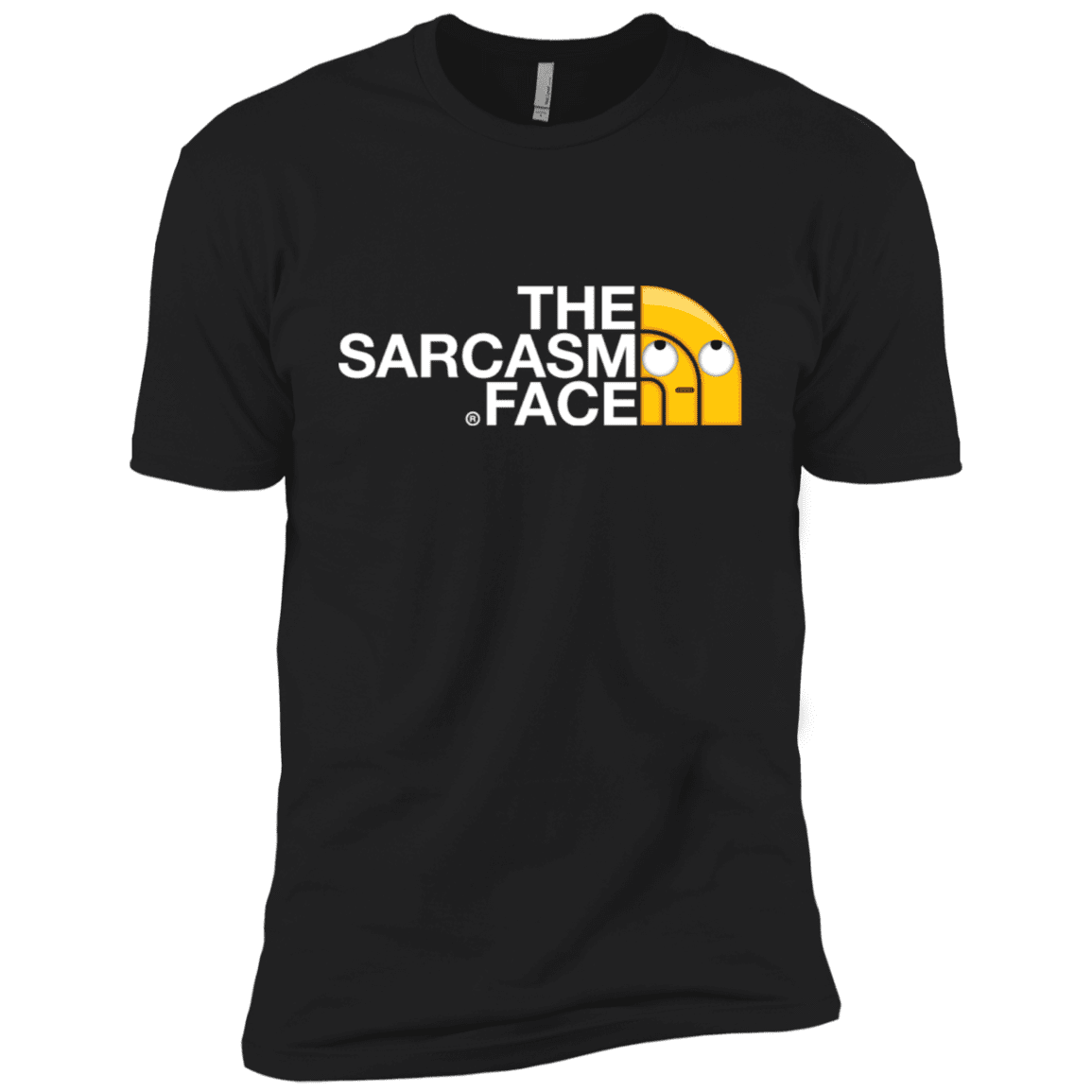 T-Shirts Black / X-Small Sarcasm Face Men's Premium T-Shirt