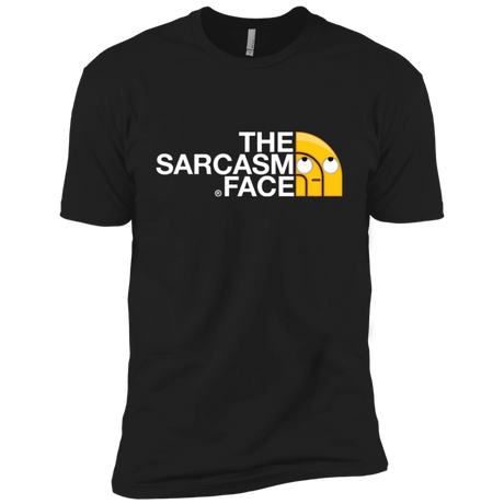 T-Shirts Black / X-Small Sarcasm Face Men's Premium T-Shirt