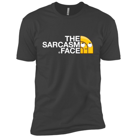 T-Shirts Heavy Metal / X-Small Sarcasm Face Men's Premium T-Shirt