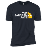 T-Shirts Indigo / X-Small Sarcasm Face Men's Premium T-Shirt
