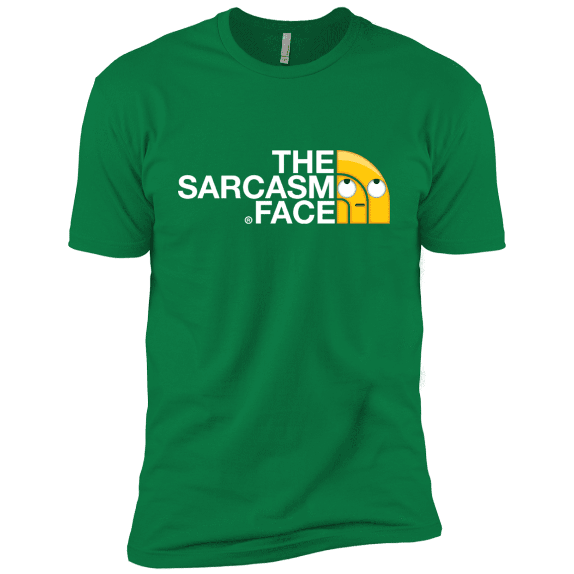 T-Shirts Kelly Green / X-Small Sarcasm Face Men's Premium T-Shirt