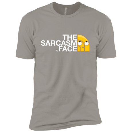 T-Shirts Light Grey / X-Small Sarcasm Face Men's Premium T-Shirt