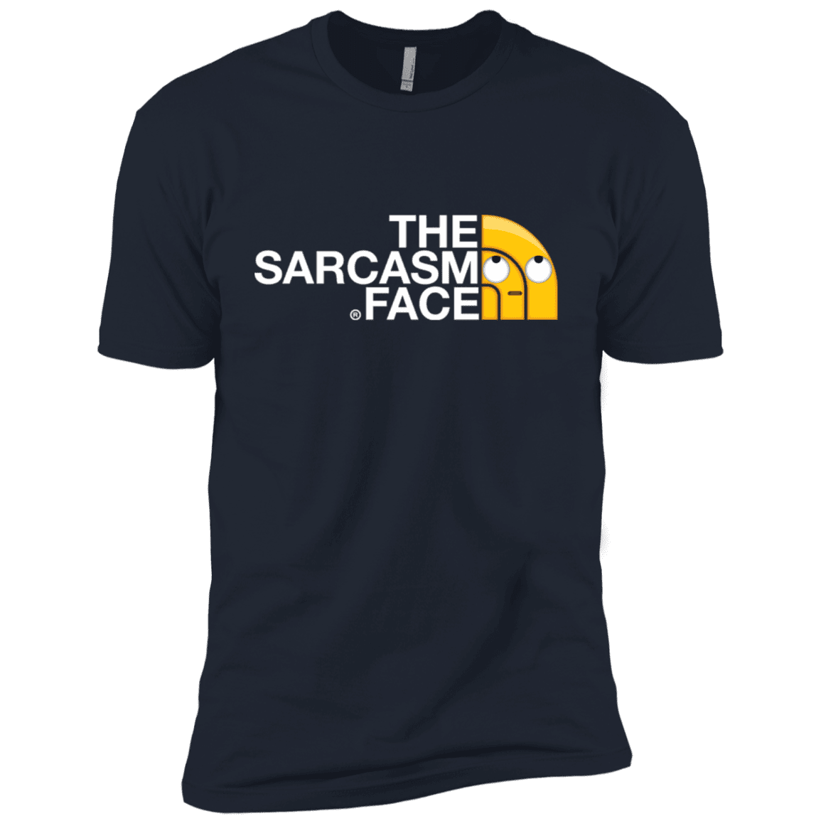 T-Shirts Midnight Navy / X-Small Sarcasm Face Men's Premium T-Shirt