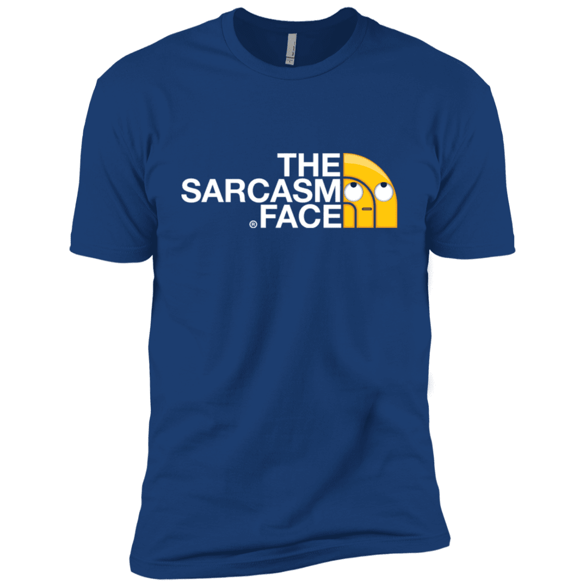 T-Shirts Royal / X-Small Sarcasm Face Men's Premium T-Shirt